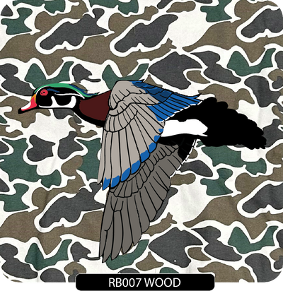 102 Brown Camo Crew - Embroidered Left Chest