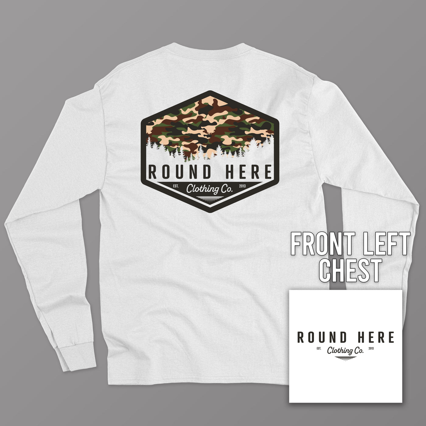 'Round Here Clothing Old School Camo