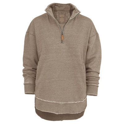 Royce 1/4 Zip Sojourn Mock Neck Hi-Lo Fleece