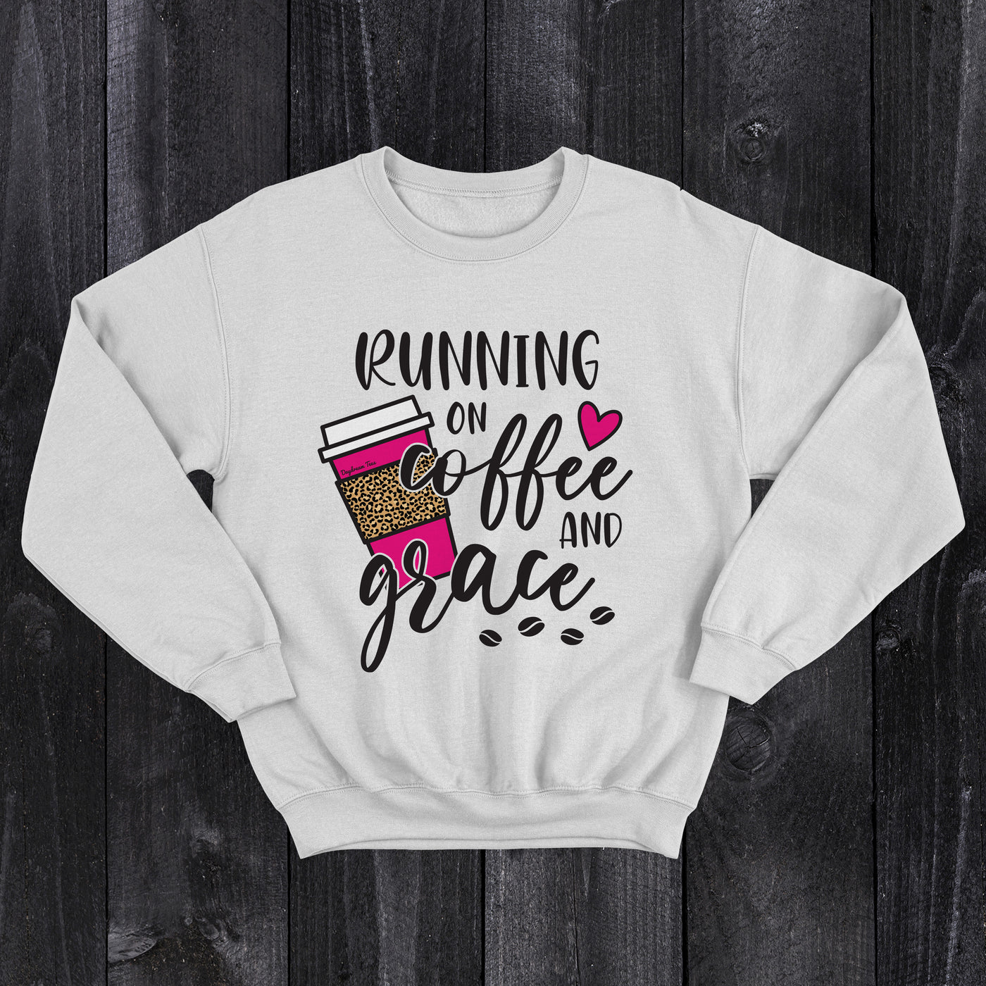 Daydream Tees Running on Coffee and Grace