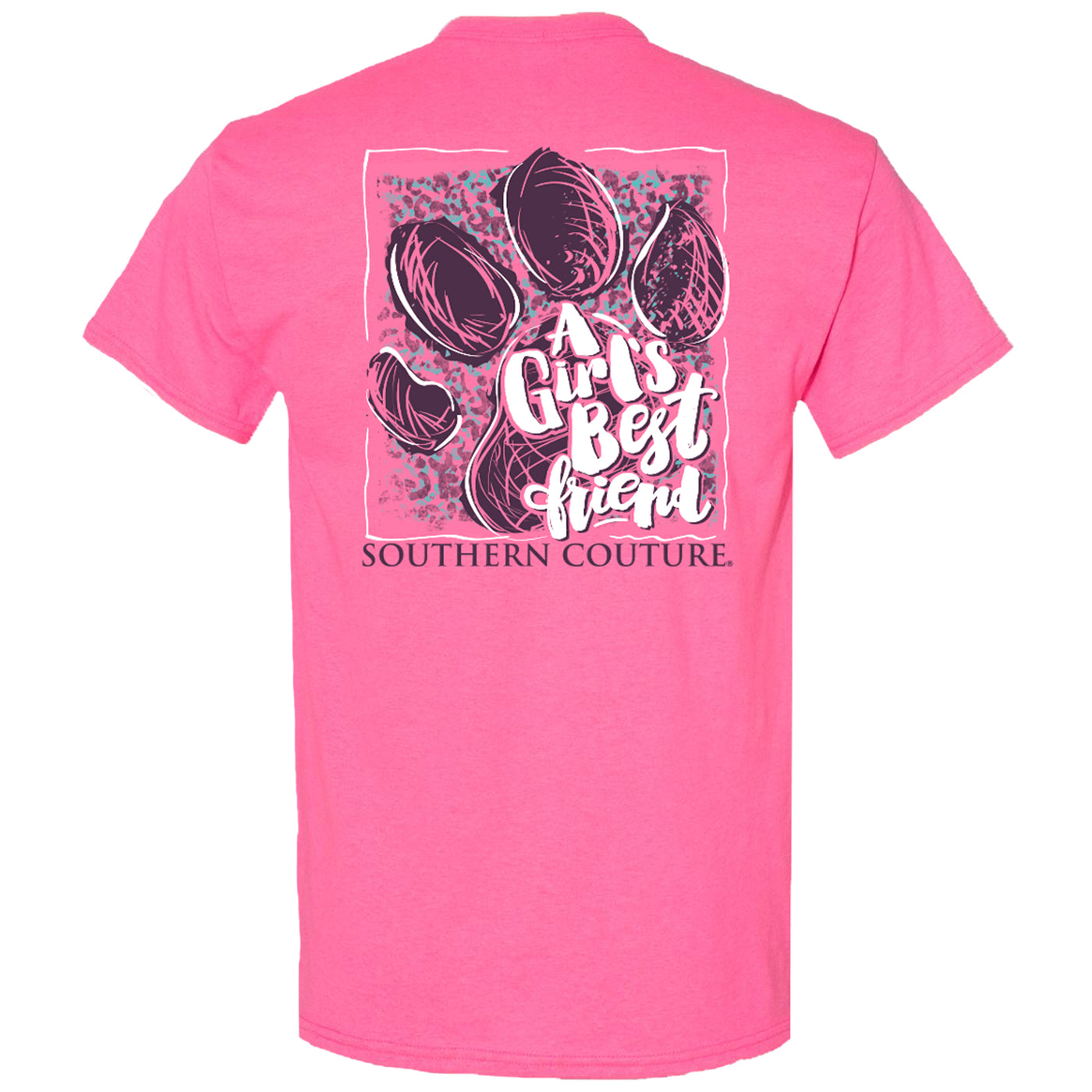 Southern Couture A Girls Best Friend Safety Pink SS
