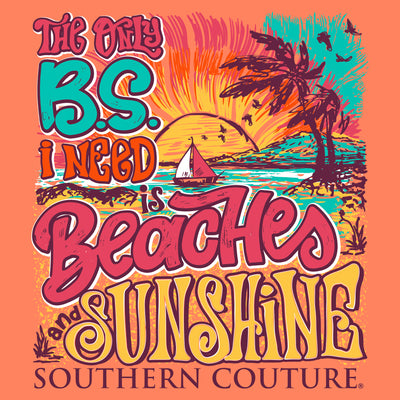 Southern Couture Beaches And Sunshine Melon SS