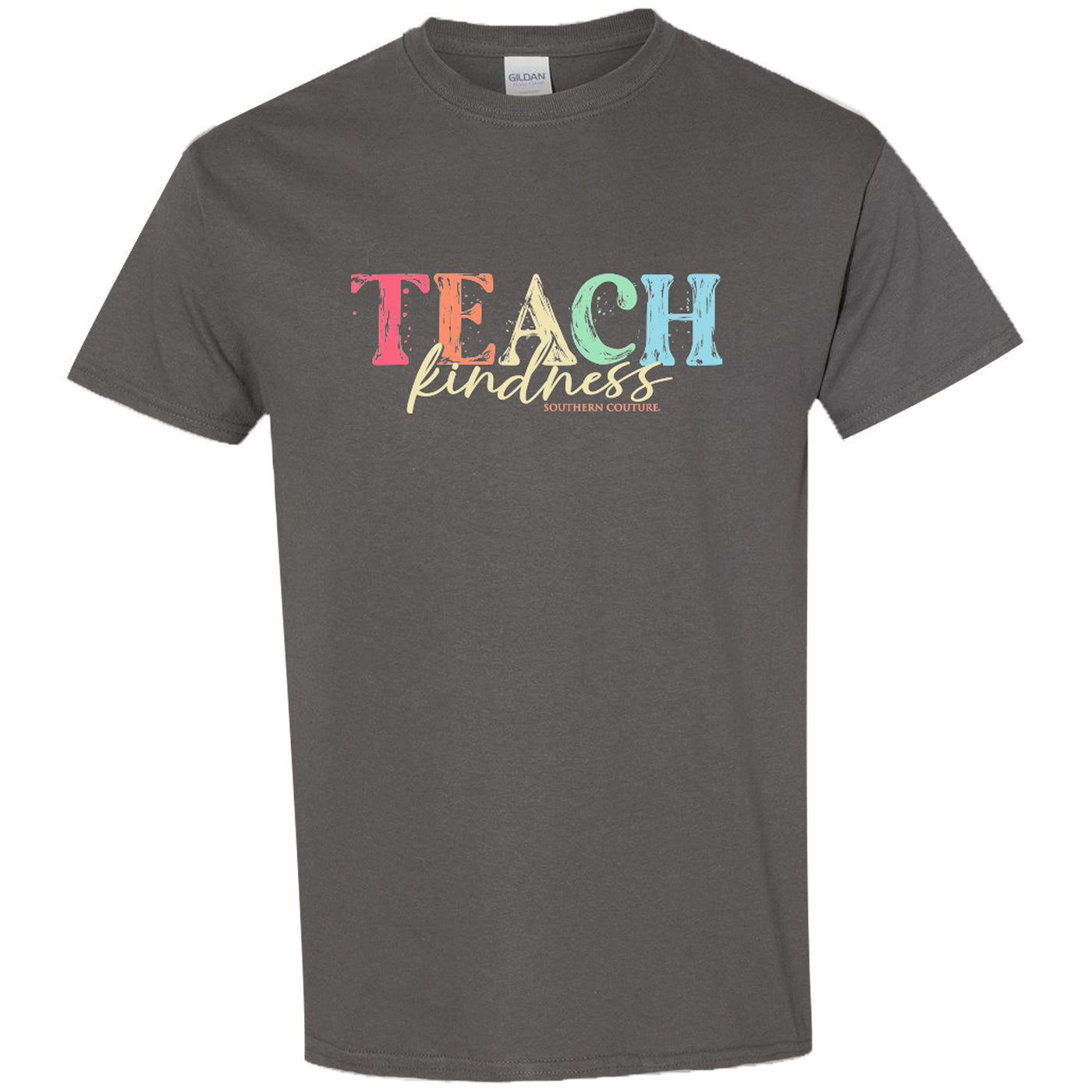 Southern Couture Teach Kindness Charcoal SS