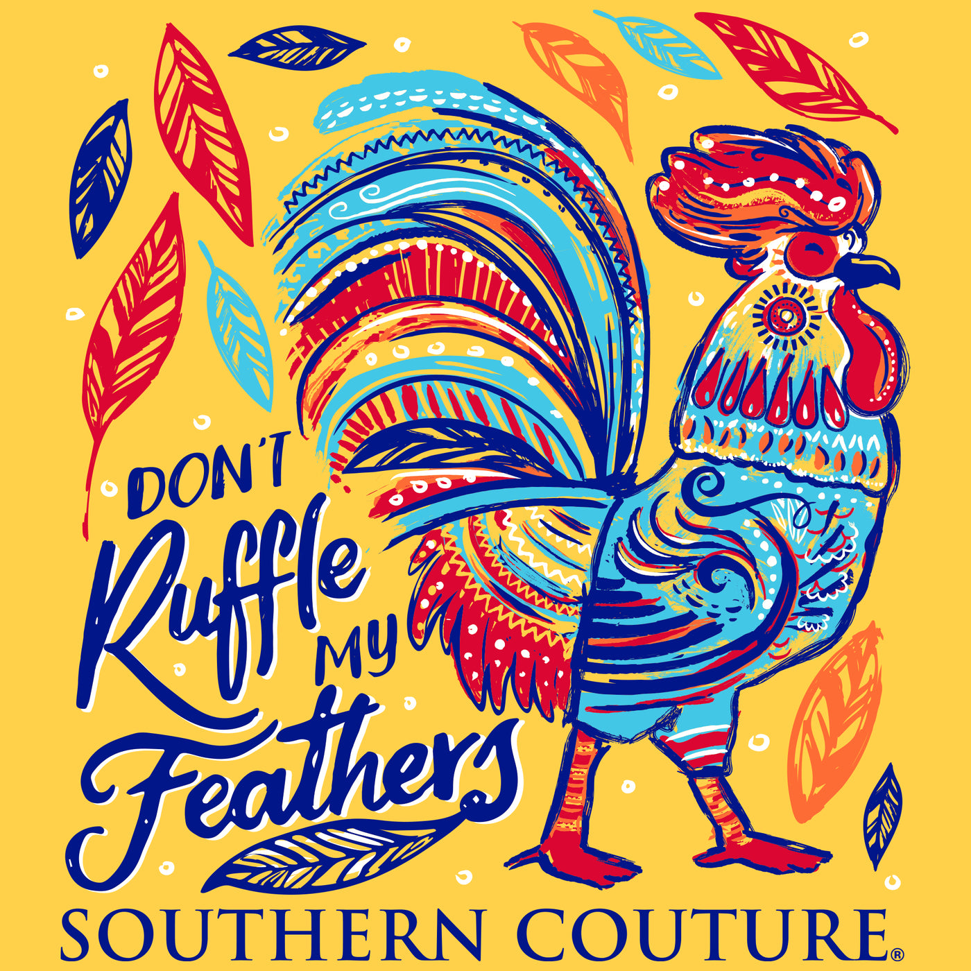 Southern Couture Don't Ruffle My Feathers Daisy SS