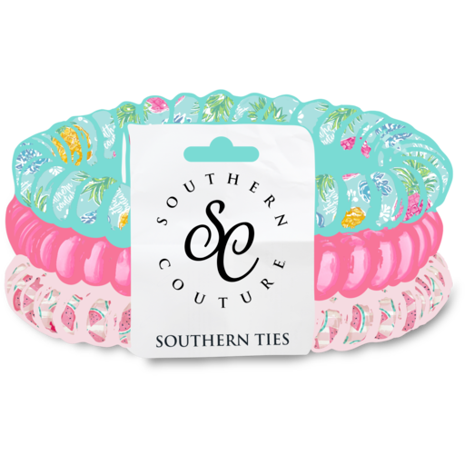 Southern Couture Hair Ties -Funky Fruits
