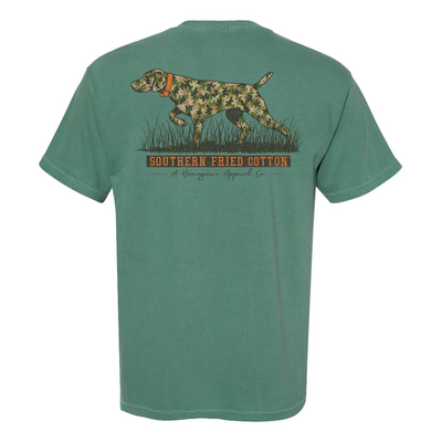 Southern Fried Cotton Old School Pointer Light Green SS