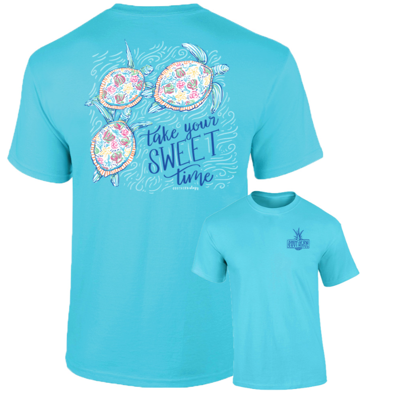 Southernology Turtle Time Lagoon Blue