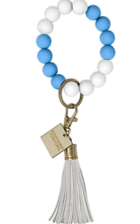 Southern Couture Silicone Beaded Bracelet Keychain