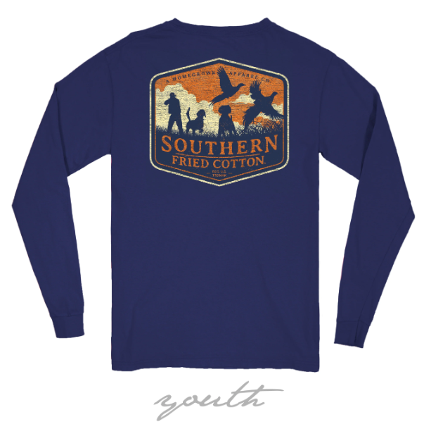Southern Fried Cotton Pheasant Hunter LS - YOUTH