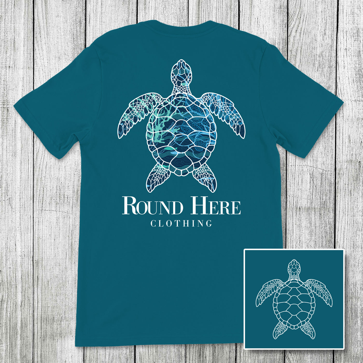 'Round Here Clothing Sea Turtle