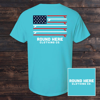 'Round Here Clothing Surfin' Flag