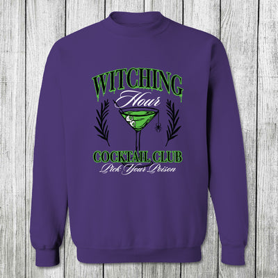 Daydream Tees Witching Hour Cocktail Club Purple