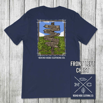 Round Here Clothing Tobacco Crossroads Bailey