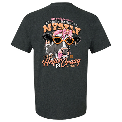 Girlie Girl Originals That Crazy Heifer Dark Heather