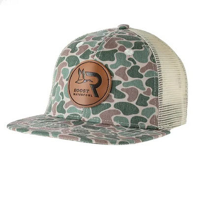 Fieldstone Sporting Lifestyle Roost Circle Leather Patch Camo Hat