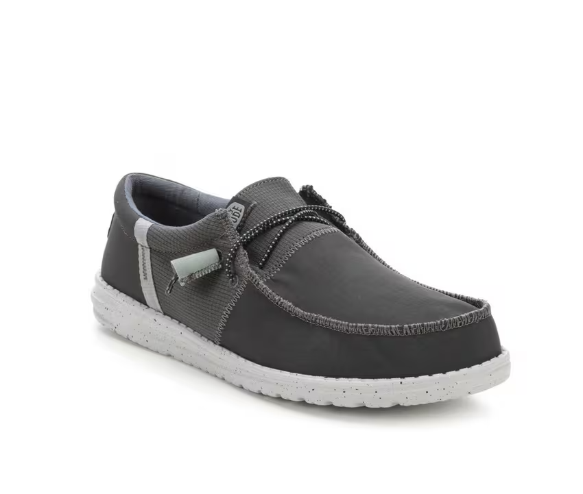 Hey Dude Men's Wally Tri Nylon Trailhead Charcoal