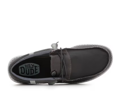 Hey Dude Men's Wally Tri Nylon Trailhead Charcoal
