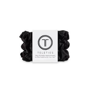 Teleties Jet Black Scrunchies
