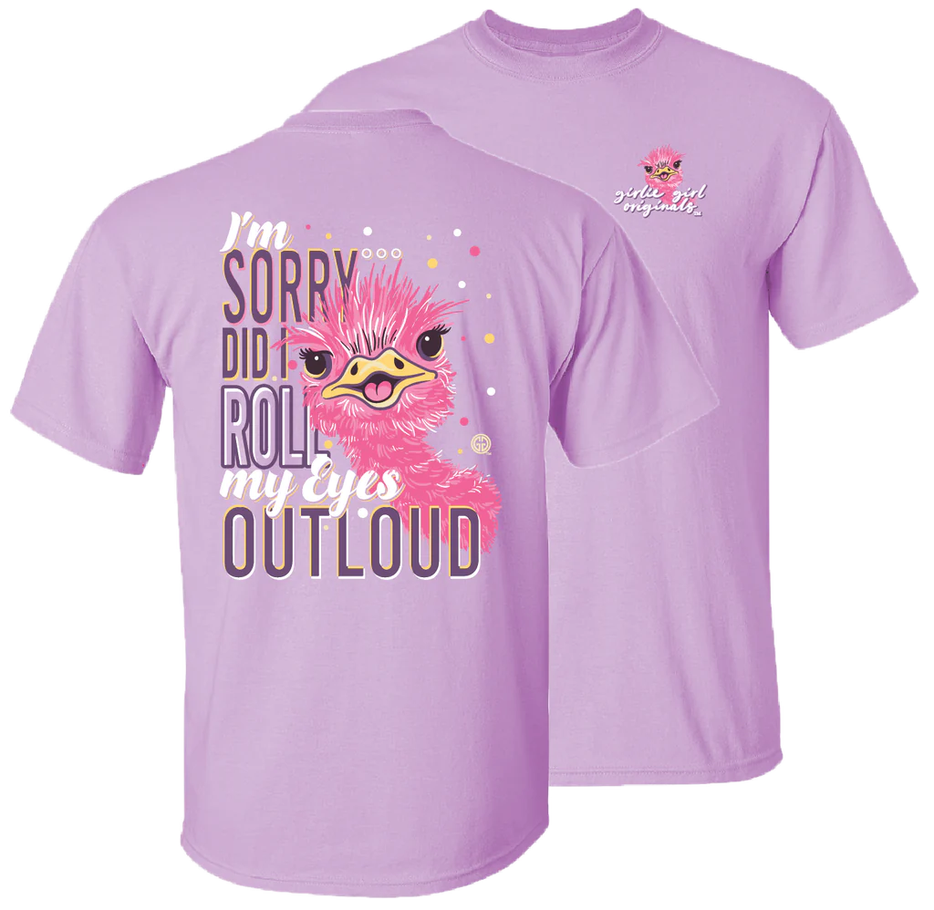 Girlie Girl Originals Roll Eyes Ostrich Orchid