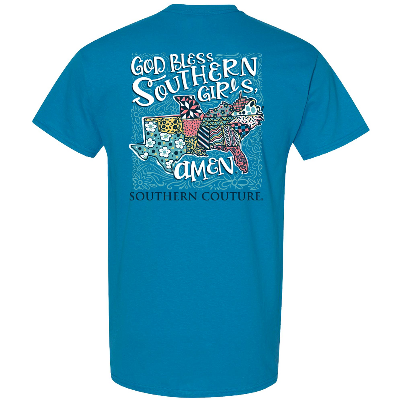 Southern Couture God Bless Southern Girls Sapphire SS
