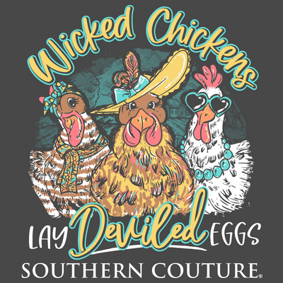 Southern Couture Wicked Chickens Pepper SS