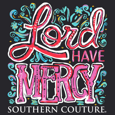 Southern Couture Lord Have Mercy Black SS