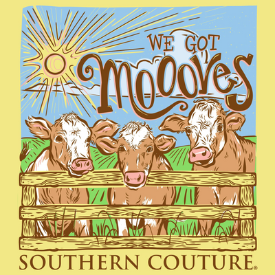Southern Couture We Got Mooves Cornsilk SS
