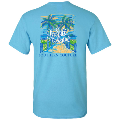 Southern Couture Be Still And Know Sky Blue SS