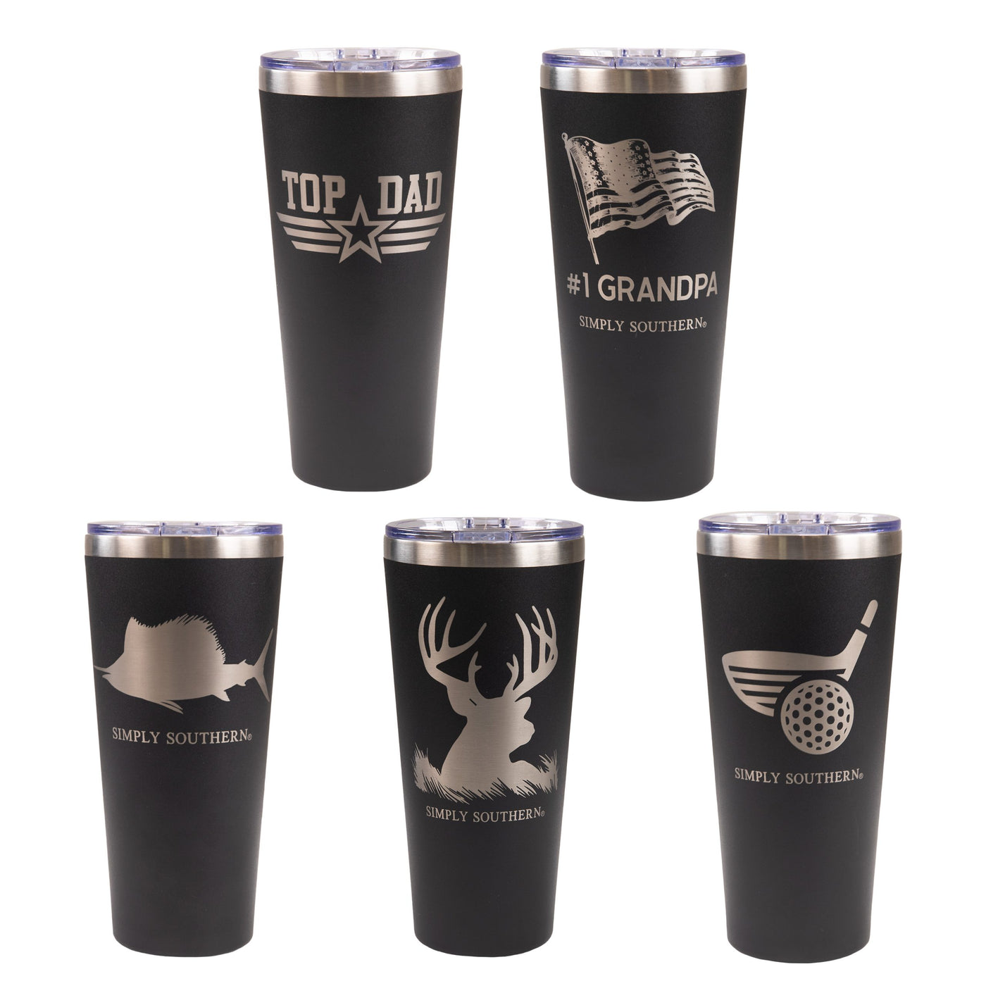 Simply Southern Mens Stainless Steel Tumbler