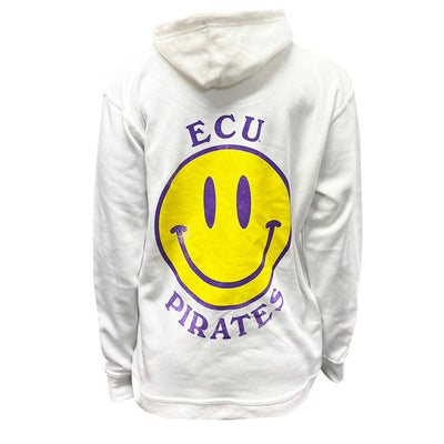 East Carolina Smiley Face Fleece Hoodie