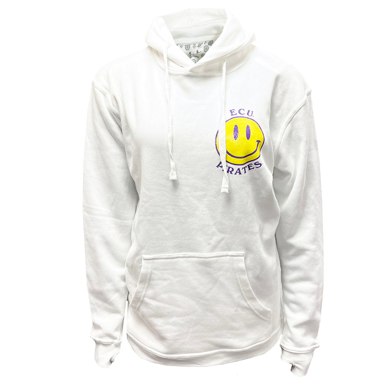 East Carolina Smiley Face Fleece Hoodie