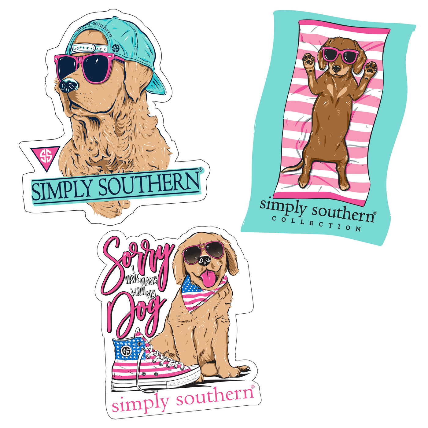 Simply Southern Spring 2021 Stickers (3 Pack)