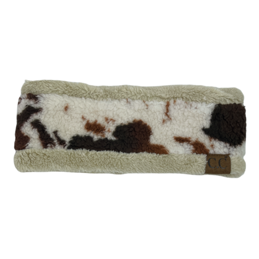 C.C. Cow Headwrap Beige