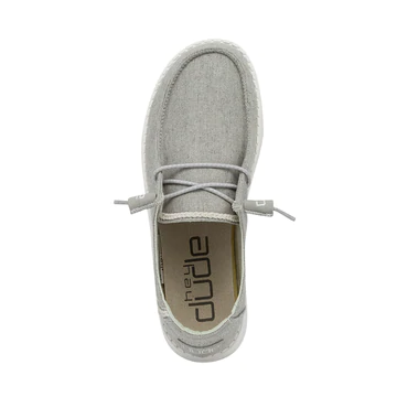 Hey Dude Wendy Chambray Braid Grey