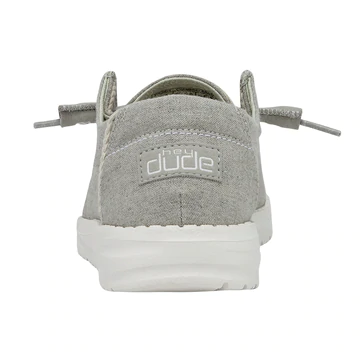 Hey Dude Wendy Chambray Braid Grey