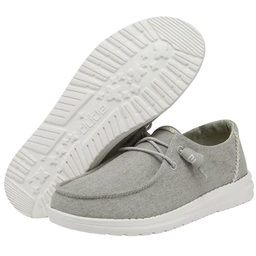 Hey Dude Wendy Chambray Braid Grey