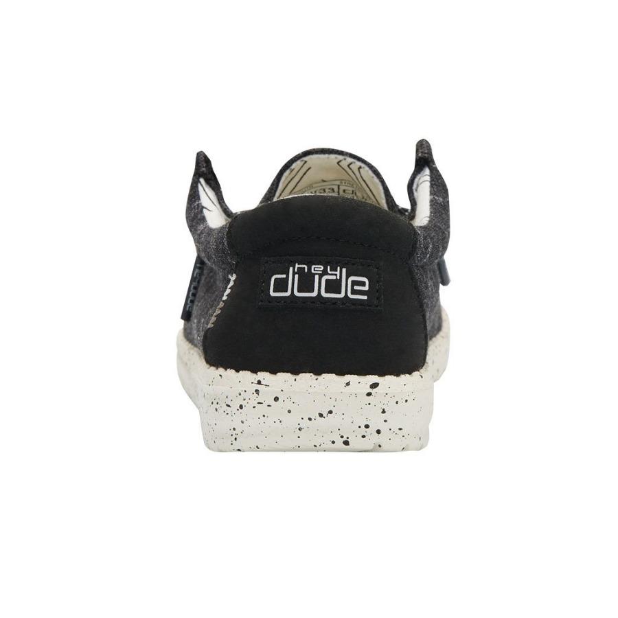 Hey Dude Wally Toddler Stretch Black