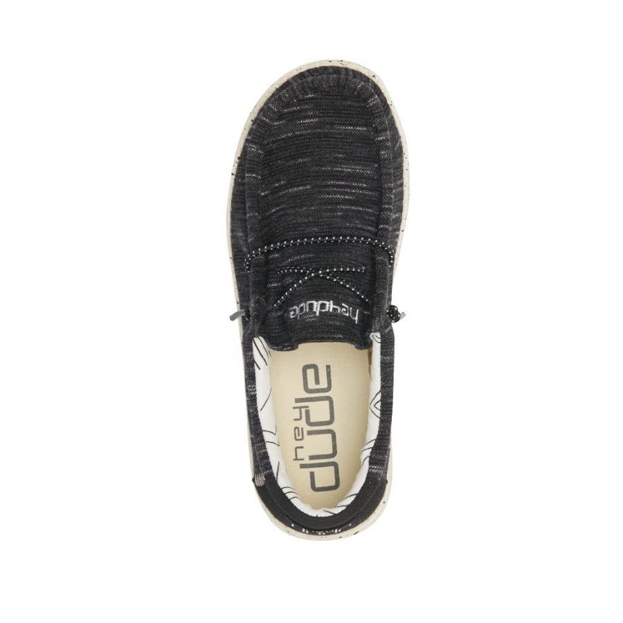 Hey Dude Wally Toddler Stretch Black