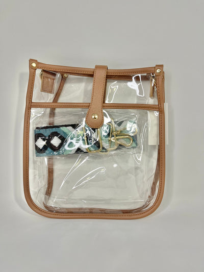 Clear Crossbody With Guitar Strap