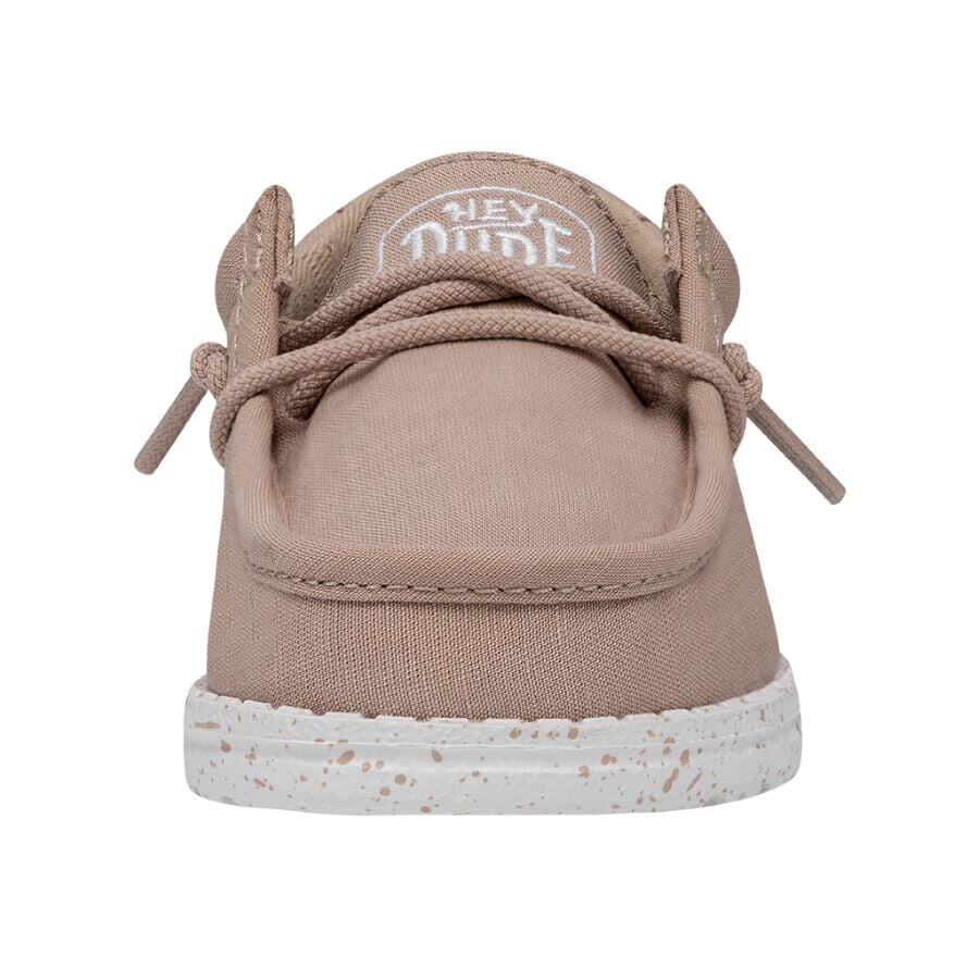 Hey Dude Wally Toddler Slub Canvas Tan