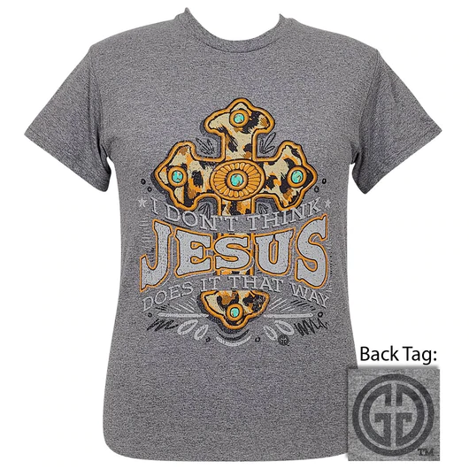 Girlie Girl Originals Jesus That Way Graphite Heather