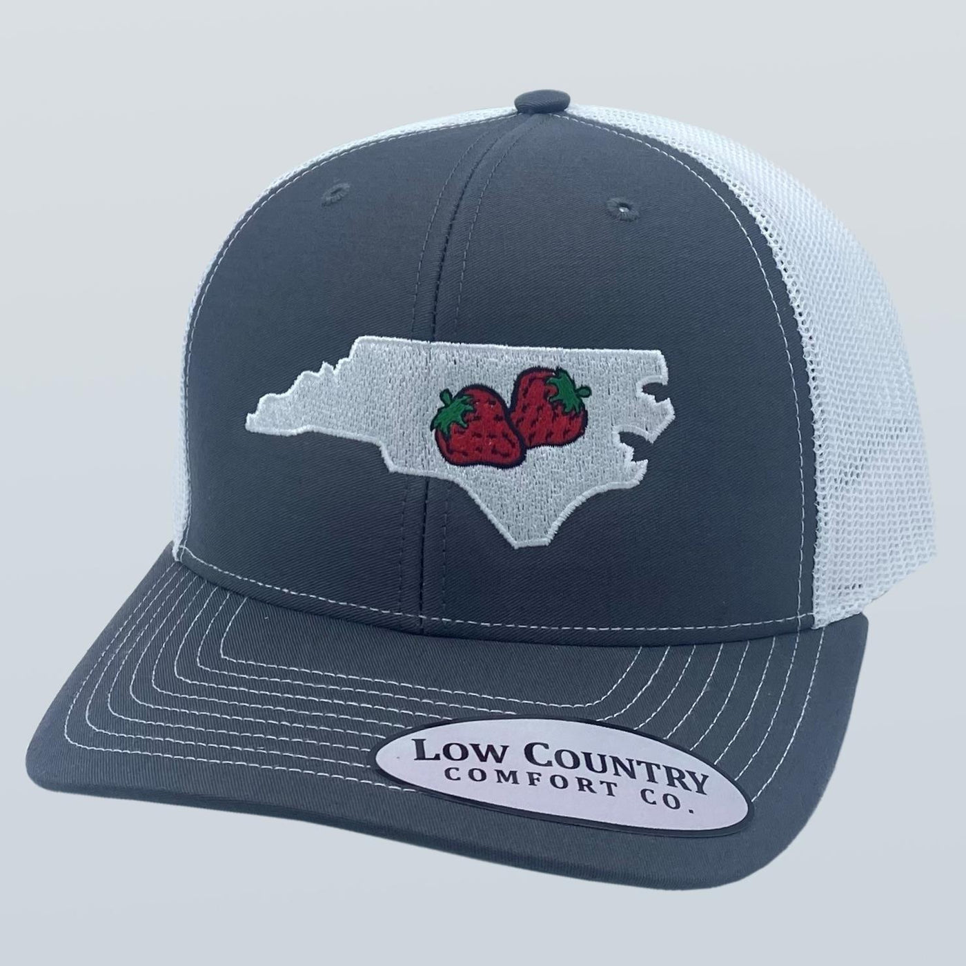 Low Country Comfort Co. NC Strawberry Charcoal/White Hat