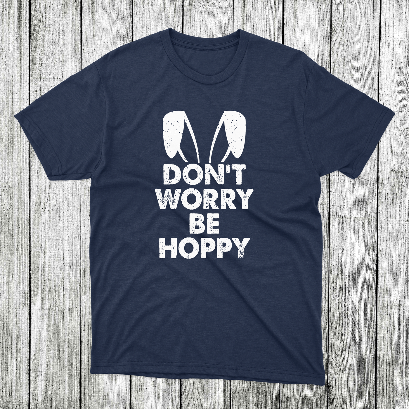 Daydream Tees Don't Worry Be Hoppy Navy