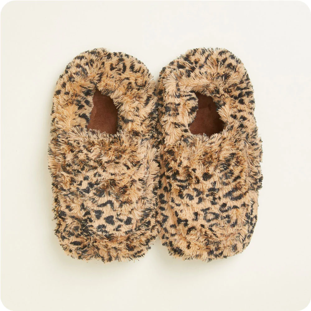 Warmies Leopard Slippers