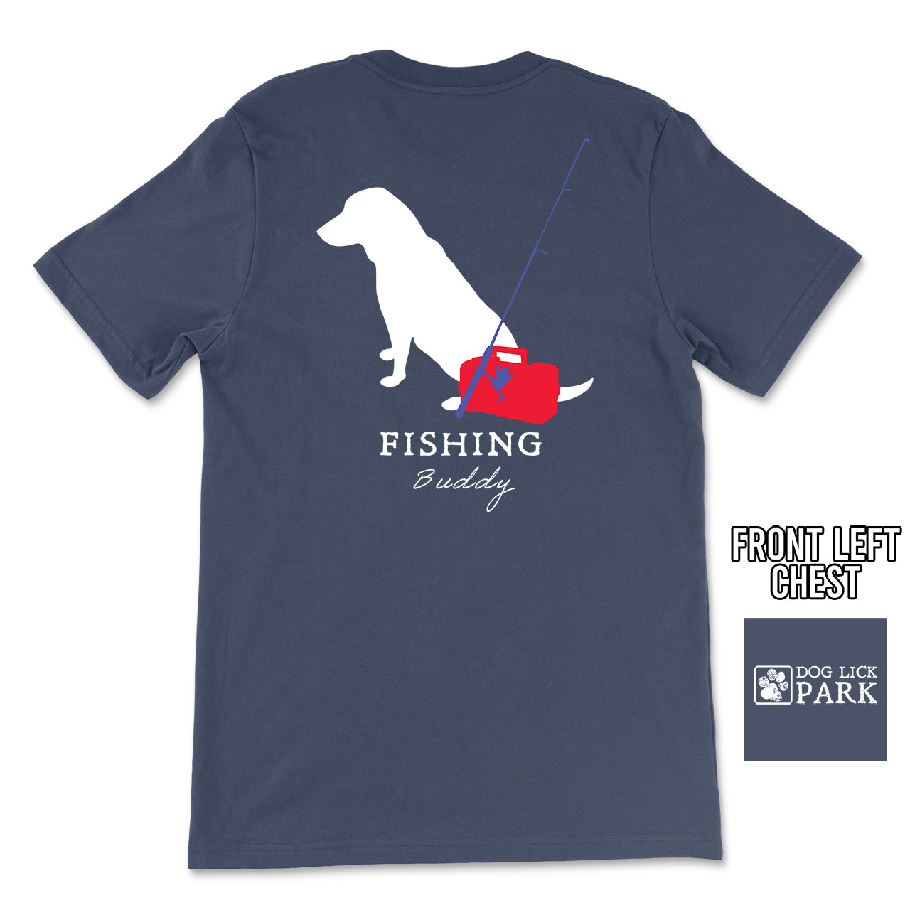 Dog Lick Park Fishing Buddy Navy