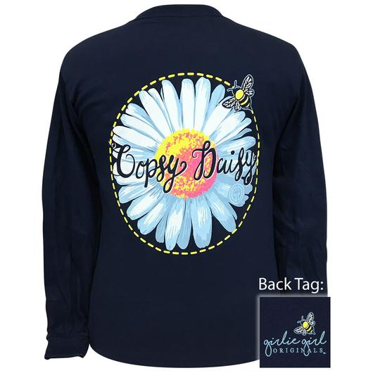 Girlie Girl Originals Oopsy Daisy Navy LS