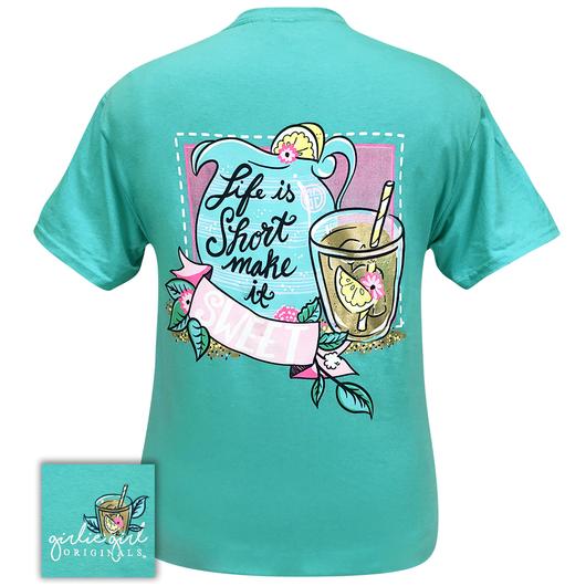 Girlie Girl Originals Life is Short Scuba Blue