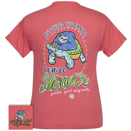 Girlie Girl Originals Turtle Sloth Coral Silk