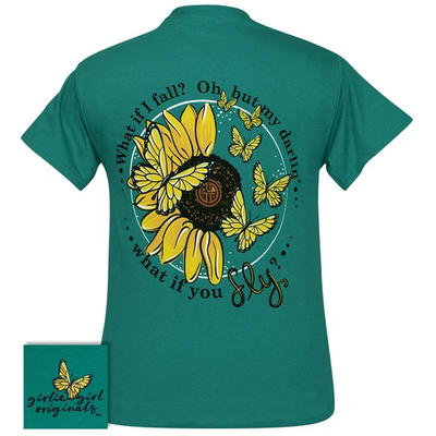Girlie Girl Originals Butterfly Sunflower Jade Dome