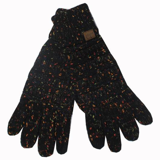 C.C. Brand Black Speckled Gloves